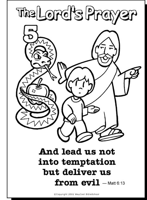 lords prayer coloring pages printable google search jesus
