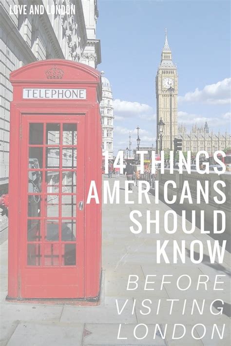 14 things americans should know before visiting london