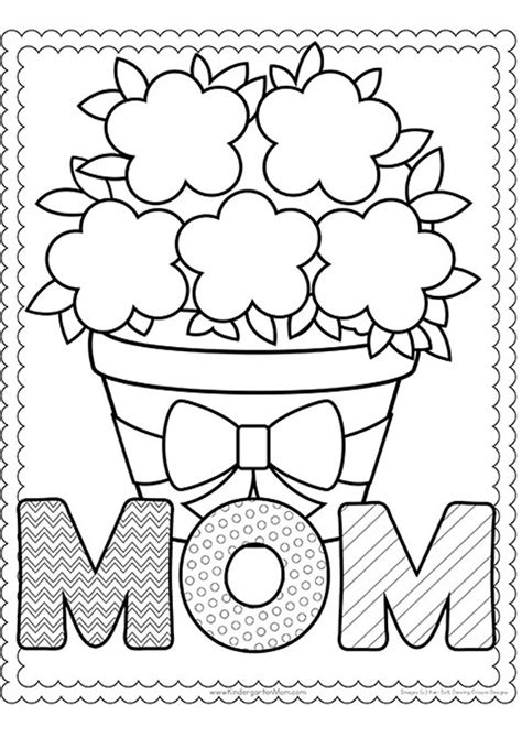 coloring pages printable mothers day coloring pages