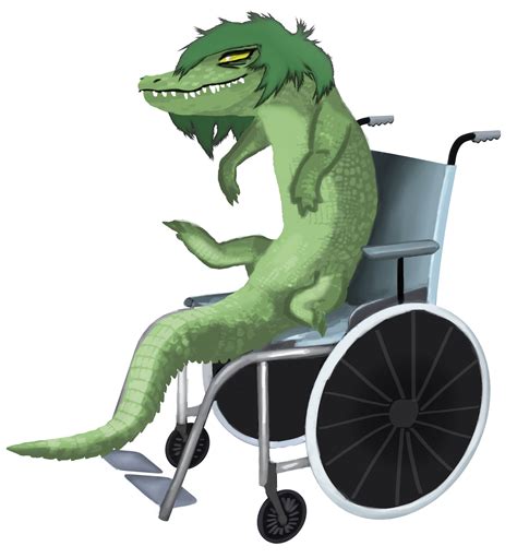 literal alligator   wheelchair  wani hug  gator   meme