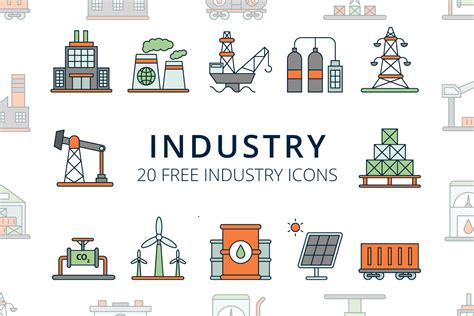 industry vector icons ai svg  png icons fribly
