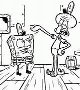 Squidward Spongebob Squarepants Esponja Mewarnai Kolorowanki Atividades Bettercoloring Enfadado Angry Kawan Anggry sketch template