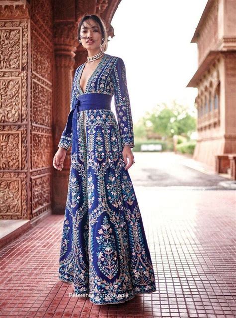 gorgeous silk embroidered kaftan dress  admiral bluegown detail fabric havy tafeta silk