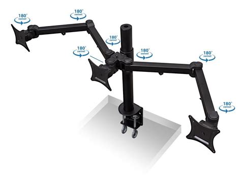 5 Best Triple Monitor Stand For 2020 Monitor Mount For