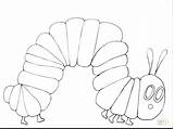 Hungry Caterpillar Very Getdrawings Drawing Coloring sketch template