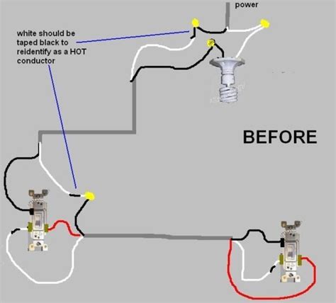 wiring    switch   single pole   switch wiring diagram schematic