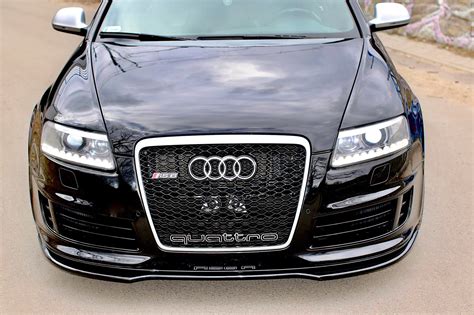 front splitter audi rs  textured  offer audi   rs rs