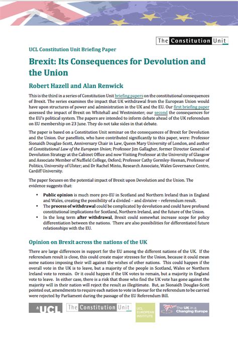 unit publishes  briefing paper  brexit   consequences
