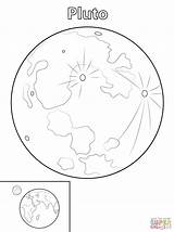 Pluto Planets Planet Coloring Pages Printable Drawing Venus Solar System Ipad Supercoloring Colouring Color Space Cliparts Sheets Jupiter Kids Print sketch template