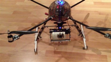 quadcopter gimbal testing youtube