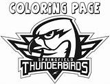 Thunderbirds Coloring Springfield Workbook sketch template