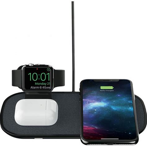 mophie    wirless charger voor apple iphone  airpods zwart gadget partners
