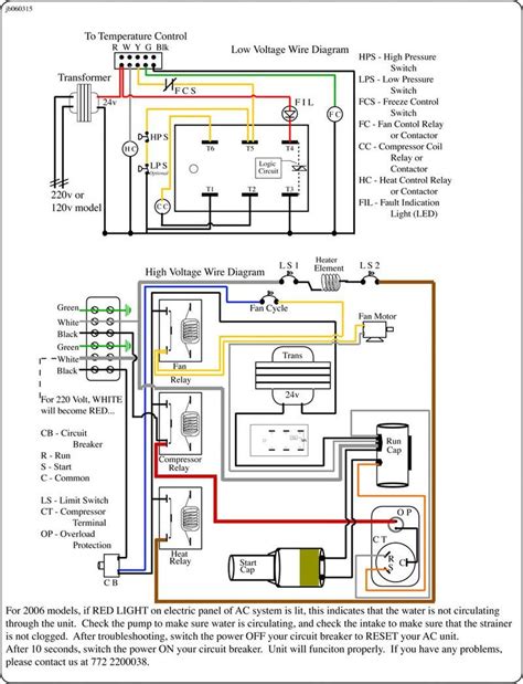wiring diagram split system air  conditioner brilliant carrier ac  air compressor
