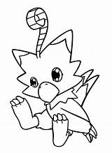 Digimon Coloriages Picgifs Kleurplaten Animaatjes Veemon Malvorlage Bilder sketch template