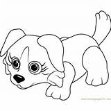 Coloring Bernese Danish Pointer Puppy Face Parade Coloringpages101 Pet Pages sketch template
