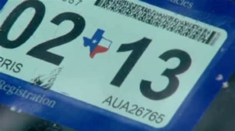 renew texas car registration sticker satu sticker