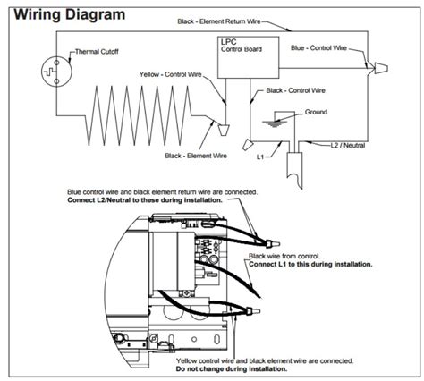 wall heater wiring diagram