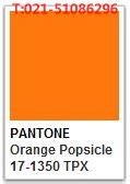 pantone orange popsicle   tpx pantone powered
