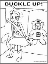 Safety Coloring Pages Kids Health Educational School Color Printable Activities Sheets Worksheets Print Education Children Sheet Colouring Lessons Safe Book sketch template