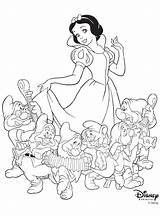 Coloring Disney Snow Crayola Pages Princess sketch template