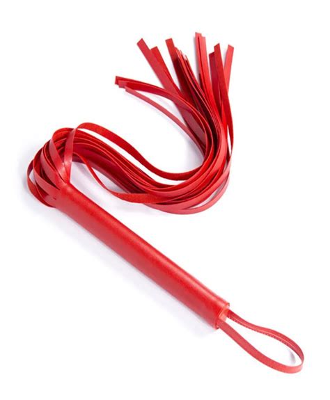 Adult Supplies Red Leather Whip Selling Bondage Toy Flirting Whip
