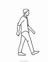 Caminando Caminar Caminhando Corriendo Dibujos Personas Ultracoloringpages Coloring sketch template