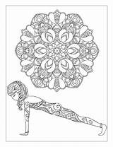 Yoga Coloring Pages Mandala Mandalas Meditation Poses Adults Book Para Books Colorear Adult Imprimir Issuu Pintar Drawing Undead Hollywood Print sketch template