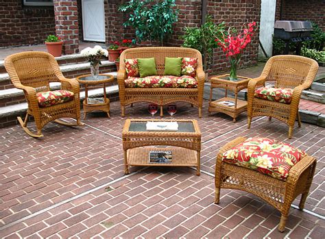 Golden Honey Bel Aire Outdoor Resin Wicker Patio Furniture Mid Size
