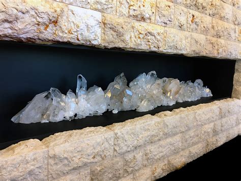 8 Crystal Fireplace Sculpture Elegant Crystals And Gems