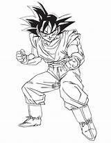Goku Coloring Pages Print sketch template