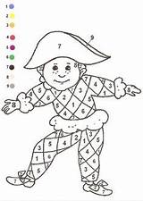 Carnevale Arlecchino Gras Mardi Harlequin Arlequin Colorare sketch template