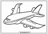 Avion Aviones Imprimir Rincondibujos Comerciales Artículo Rincon Medios Transporte sketch template