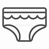 Baby Briefs Isolated sketch template