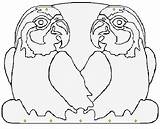 Template Chimes Parrot sketch template