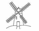 Windmill Molinos Mills Rosa sketch template