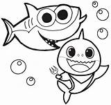 Shark Baby Coloring Pages Sheets Amazing Pinkfong Children sketch template