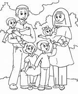 Family Drawing Coloring Pages Families Getdrawings sketch template