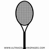 Racket Tenis Raqueta Vectorified sketch template