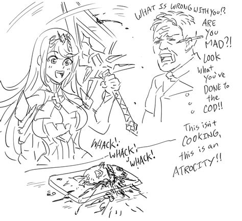 Mythra And Gordon Ramsay Xenoblade Chronicles And 2 More Drawn By Bb