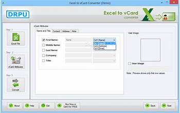 Excel to vCard Converter screenshot #4