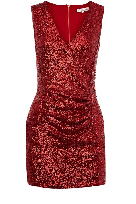 Red Sequin Dress Red Sequin Dress Sequin Dress Fashion