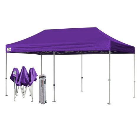 purple ez pop  canopy outdoor party