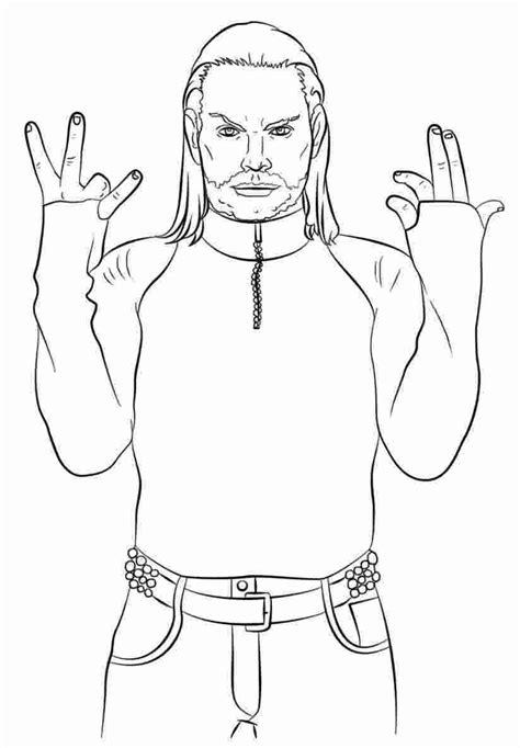 The Hardy Coloring Pages Online In 2020 Wwe Coloring