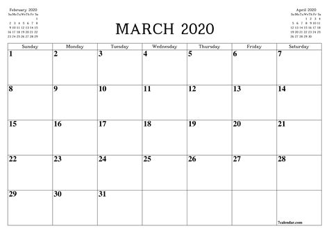 printable calendar  month calendar printable