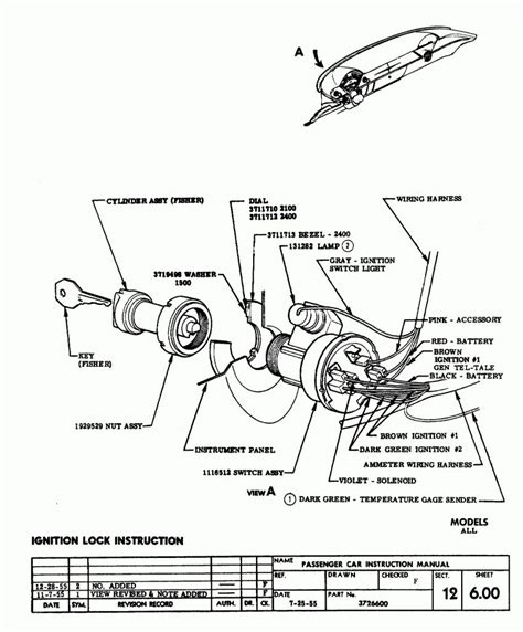 gm ignition switch wiring diagram