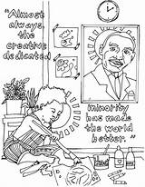 Coloring Mlk Jr Sheet Luther Martin King Richmond sketch template