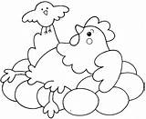 Gallina Gallinas Pollitos Huevos Huevo Empollando Gallos Derivados Facilisimo Chicos Aprender Gaina Galinha Ovos Encima Desene Cocos Colorat Caricaturas Pág sketch template