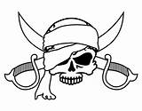 Pirate Coloring Symbol Pages Coloringcrew Pirates Colorear Dibujo Skulls Tatoos sketch template