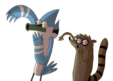 mordecai and rigby t by ravenstar01 on deviantart
