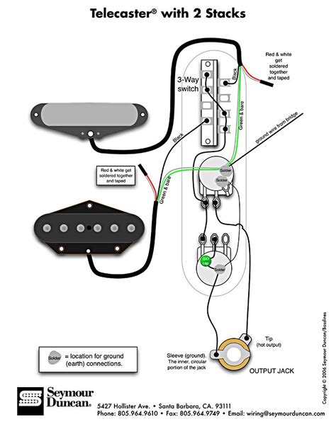 acoustasonic telecaster wiring diagram